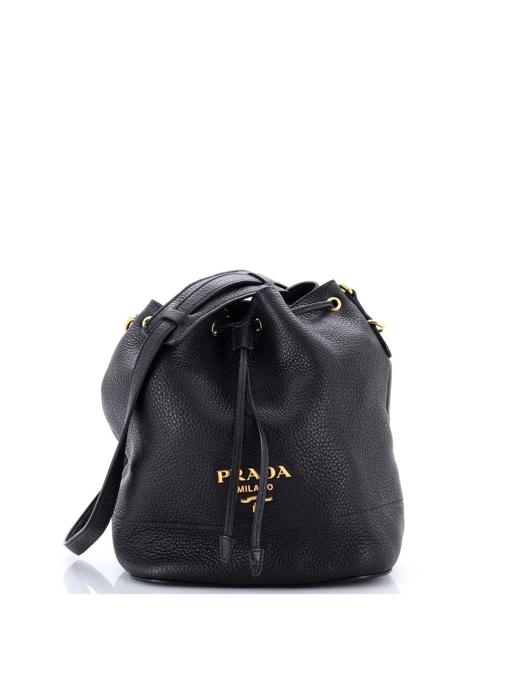 Prada Dual Strap Top Handle Bucket Bag #365504P15B